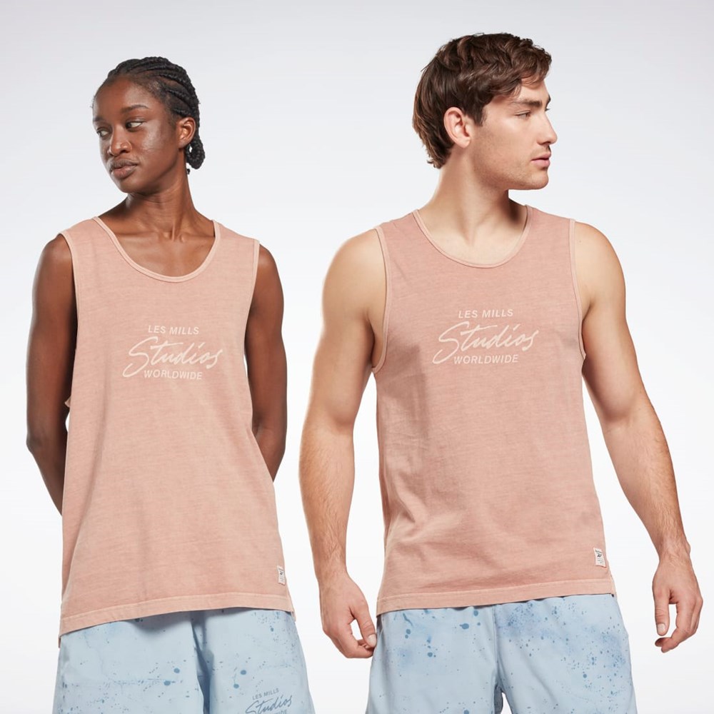 Reebok Les Mills® Natural Dye Tank Top Canyon Coral | HD4160