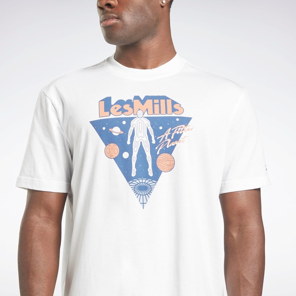 Reebok Les Mills® Oversized Graphic T-Shirt White | HD4135