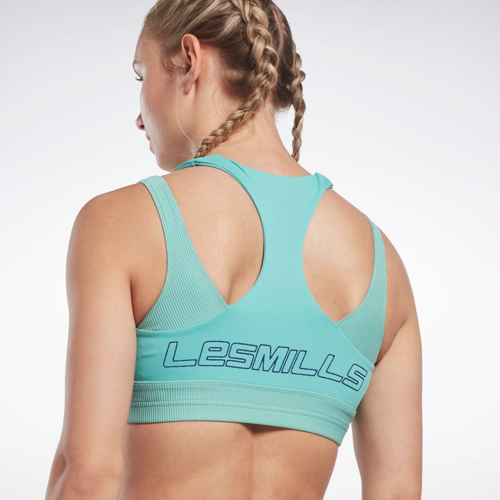 Reebok Les Mills® Rib Cropped Tank Top Semi Classic Teal | HN6034