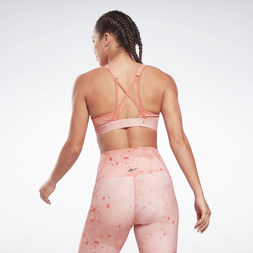 Reebok Les Mills® Strappy Sports Bra Canyon Coral | HD4158