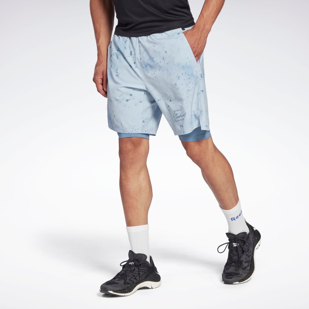 Reebok Les Mills® Strength Two-in-One Shorts Gable Grey | HD4162