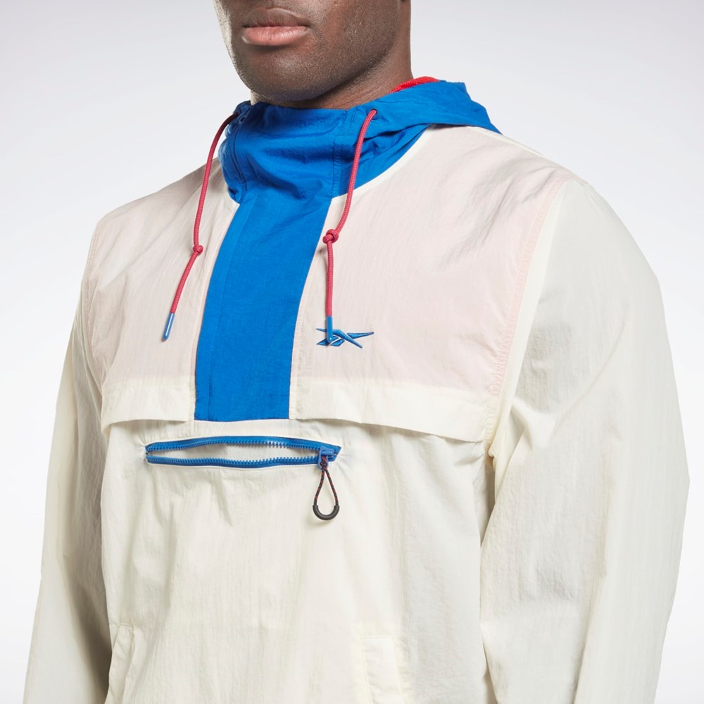 Reebok Lightweight Woven Anorak Jacket Classic White | HG8904