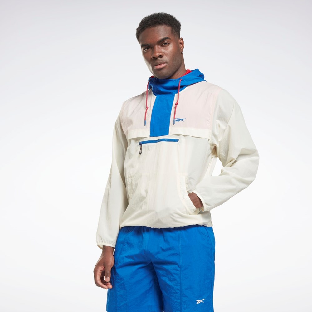 Reebok Lightweight Woven Anorak Jacket Classic White | HG8904