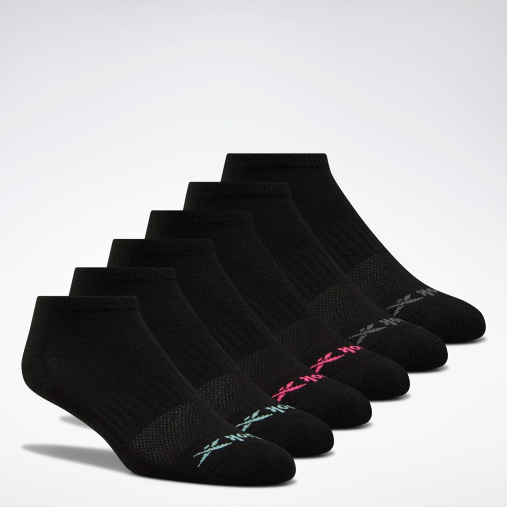 Reebok Low-Cut Basic Delta Socks Six Pack Multi | EW1854