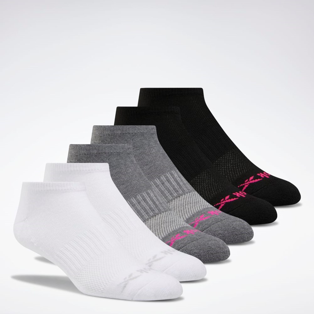 Reebok Low Cut Socks 6 Pairs Multi | GA0789