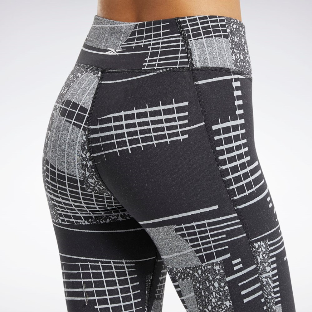 Reebok Lux 3/4 Length 2 Leggings Black / Cold Grey 2 | GE1351