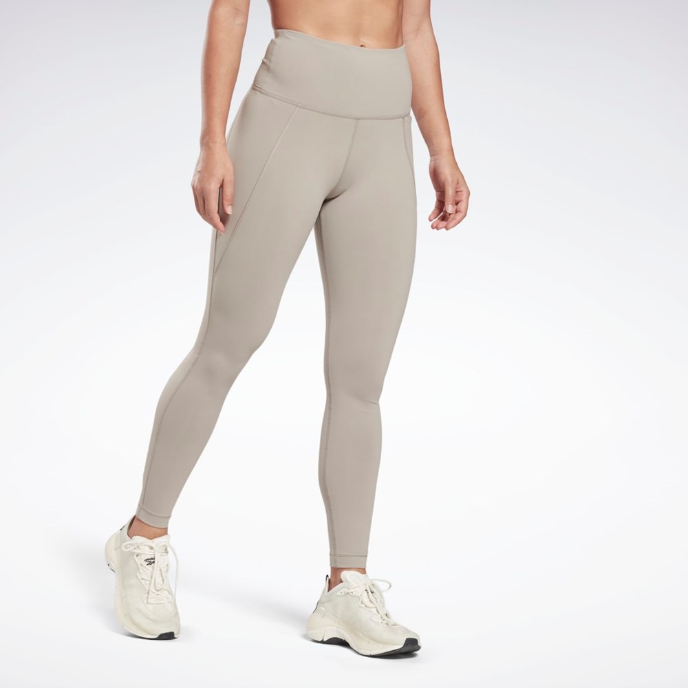 Reebok Lux High-Waisted Tights Boulder Grey | HB2028