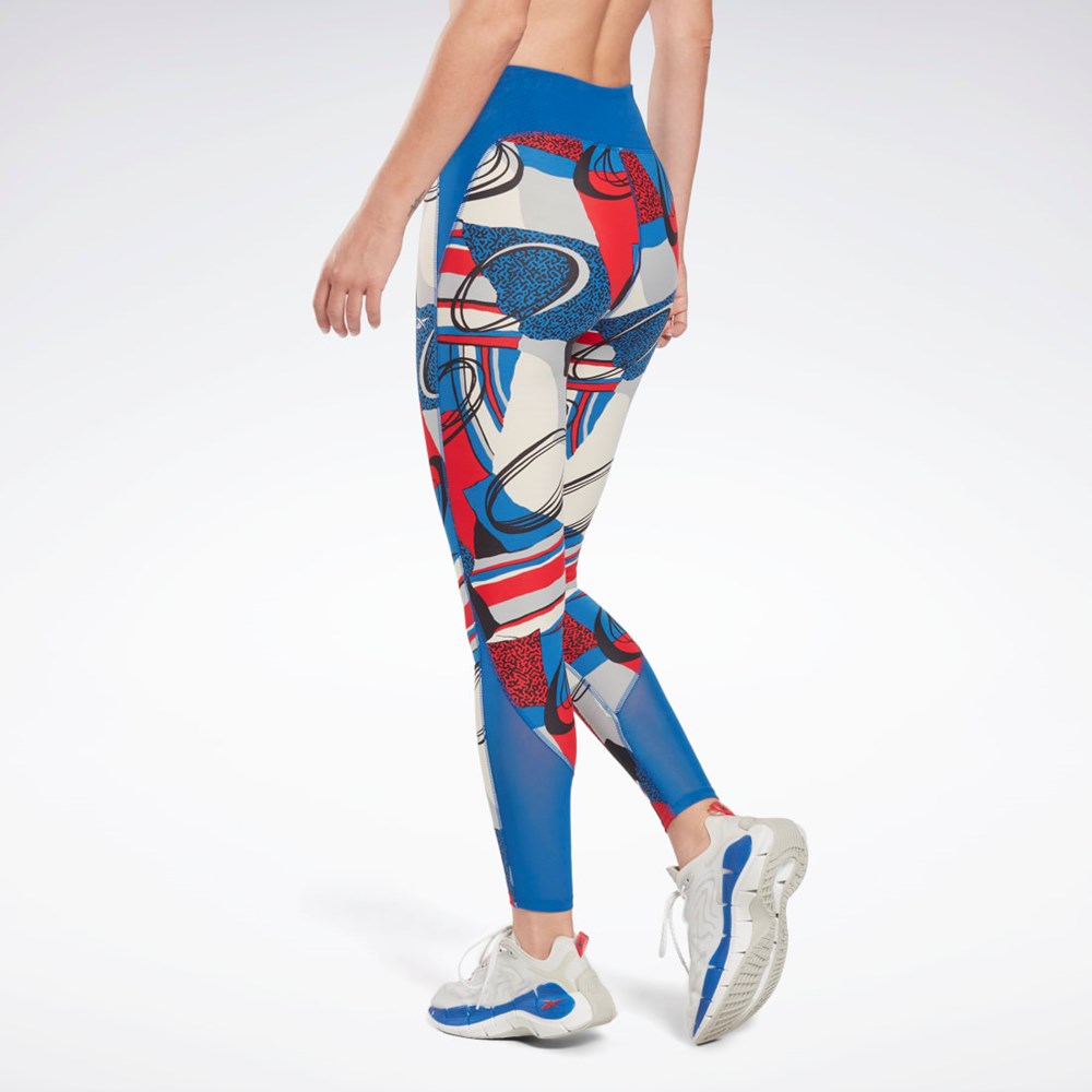 Reebok Lux Perform Leggings Vector Blue | HF6409