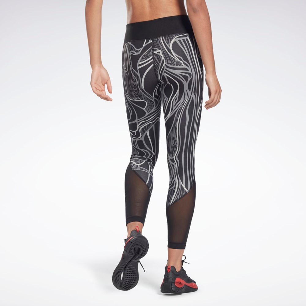 Reebok Lux Perform Mid-Rise Nature Grown Tights Black | H51741