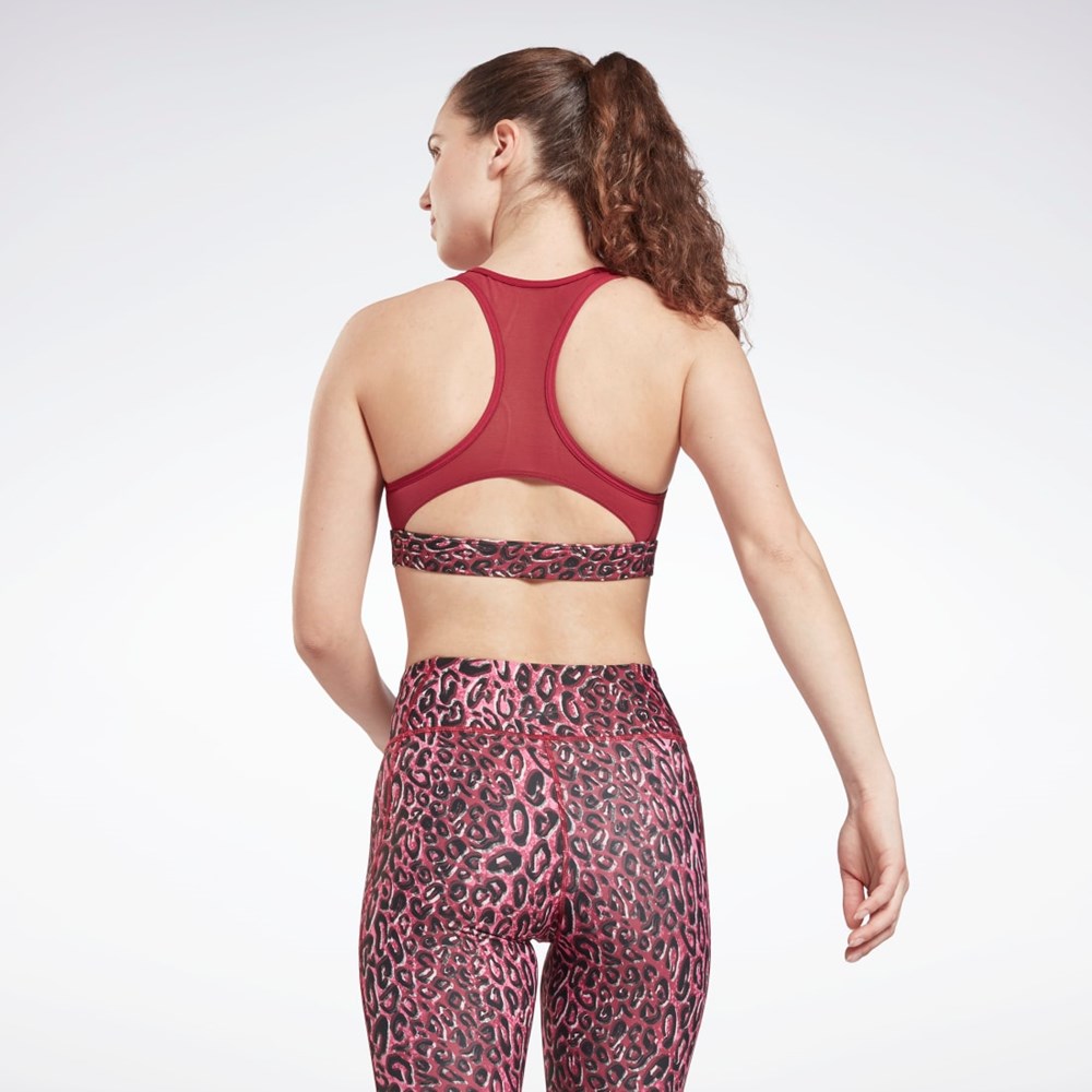 Reebok Lux Racer Padded Sports Bra Punch Berry | H43951