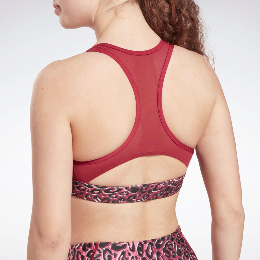 Reebok Lux Racer Padded Sports Bra Punch Berry | H43951