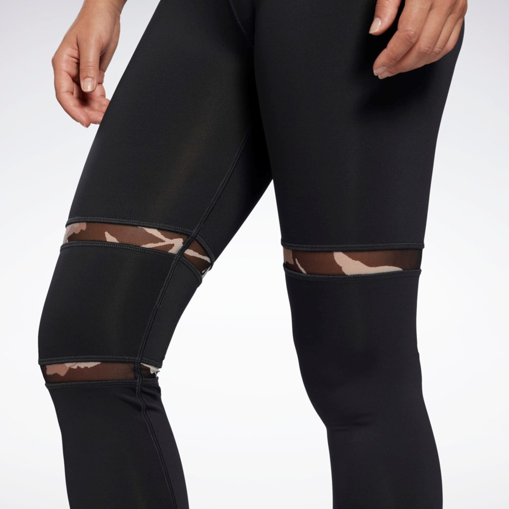 Reebok MYT Detail Leggings Night Black | H65562