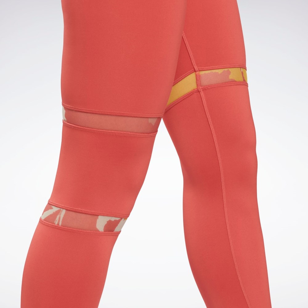 Reebok MYT Detail Leggings Rhodonite | HB1066