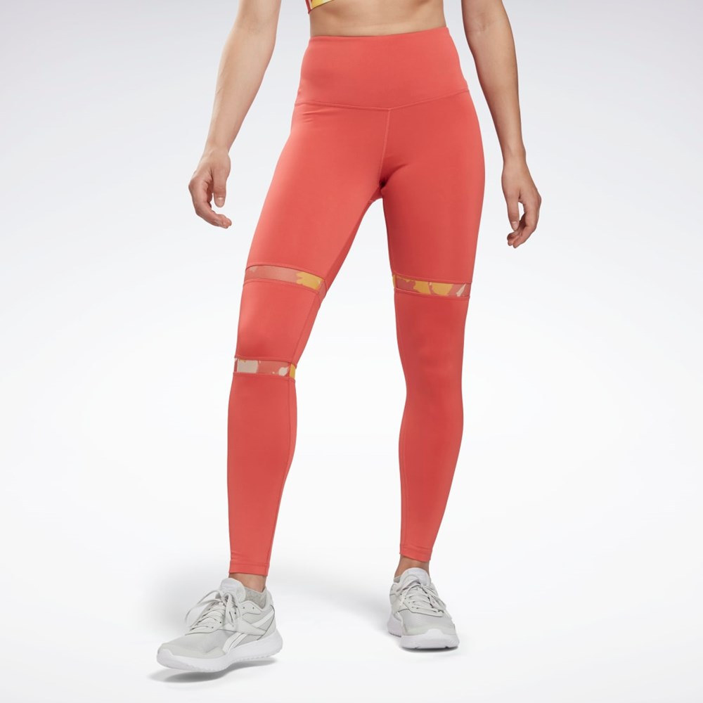 Reebok MYT Detail Leggings Rhodonite | HB1066