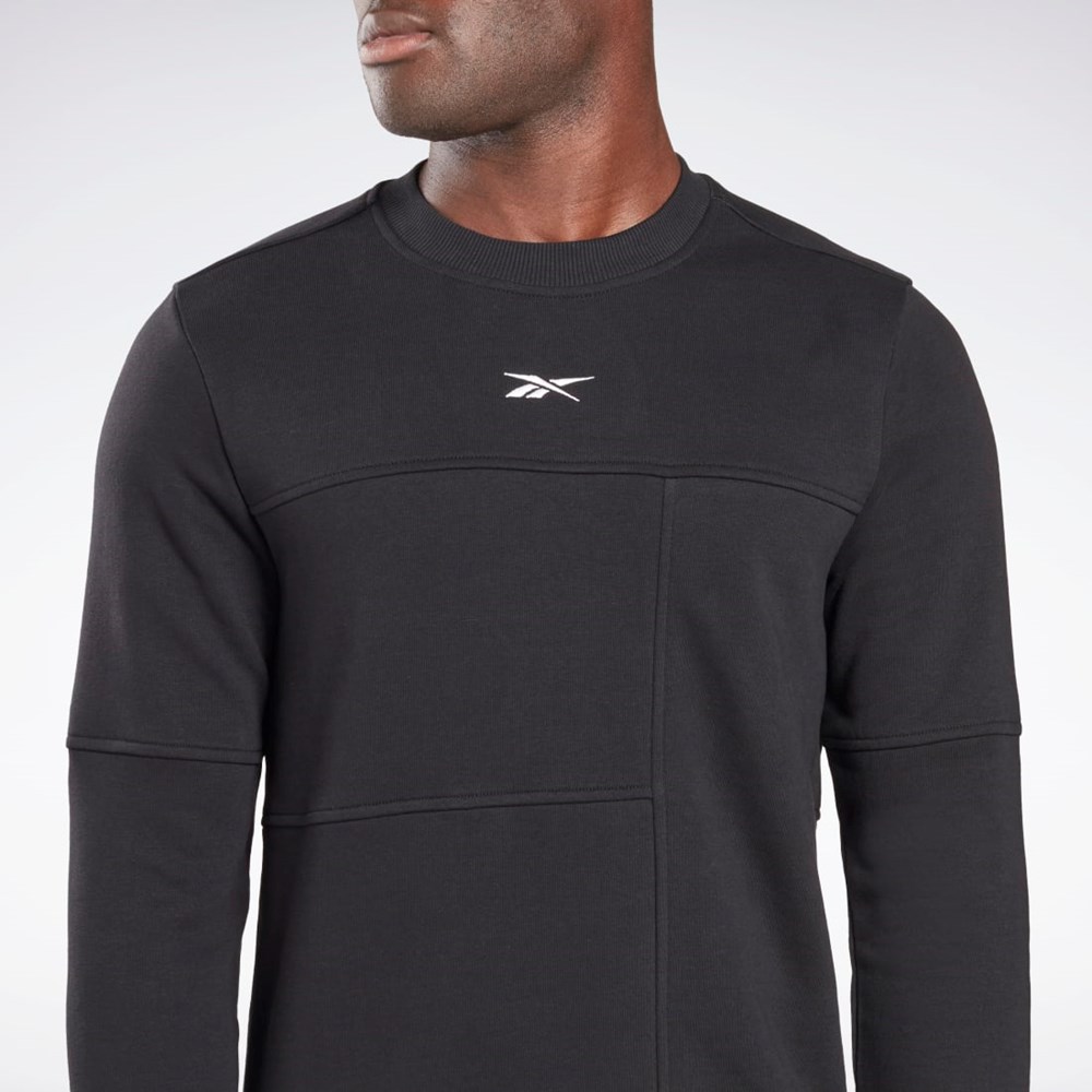 Reebok MYT Minimal Waste Crew Sweatshirt Black | HB5947