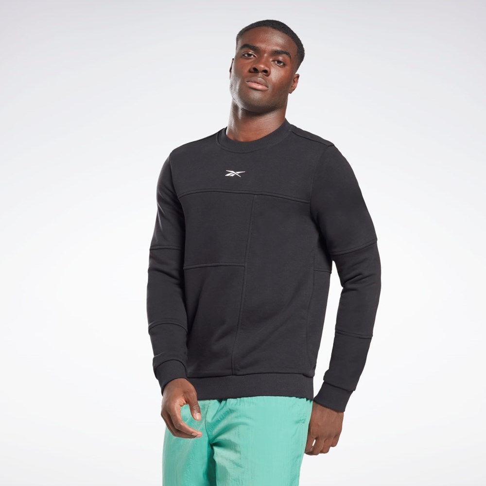 Reebok MYT Minimal Waste Crew Sweatshirt Black | HB5947