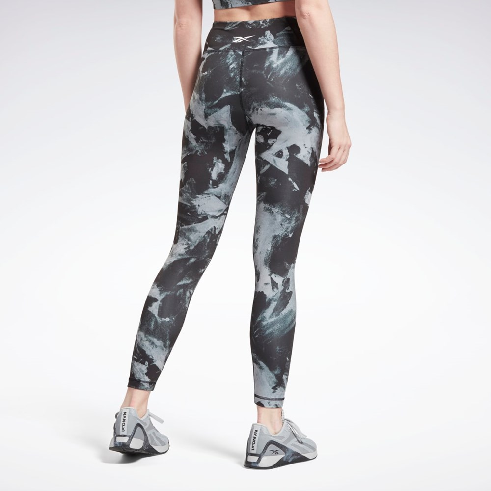 Reebok MYT Printed Leggings Black | GR9442