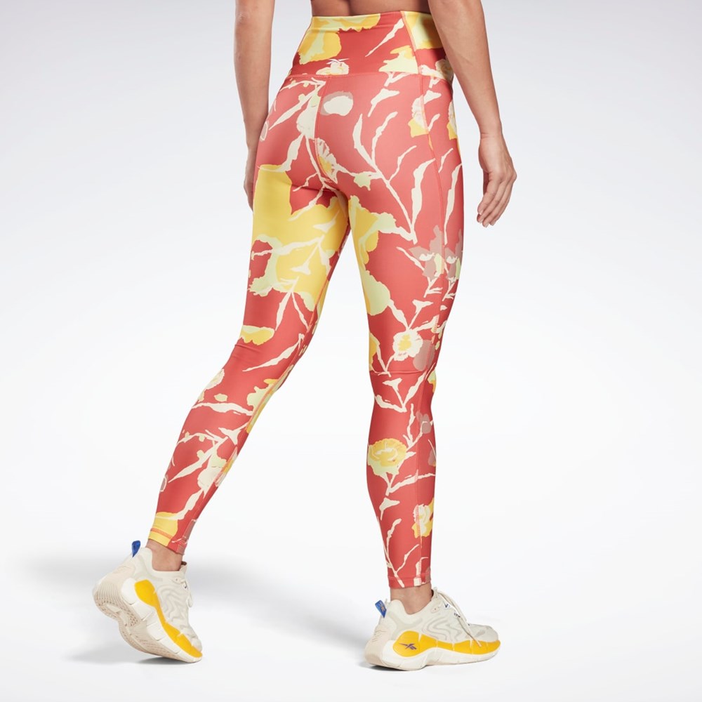 Reebok MYT Printed Leggings Rhodonite | HB1062