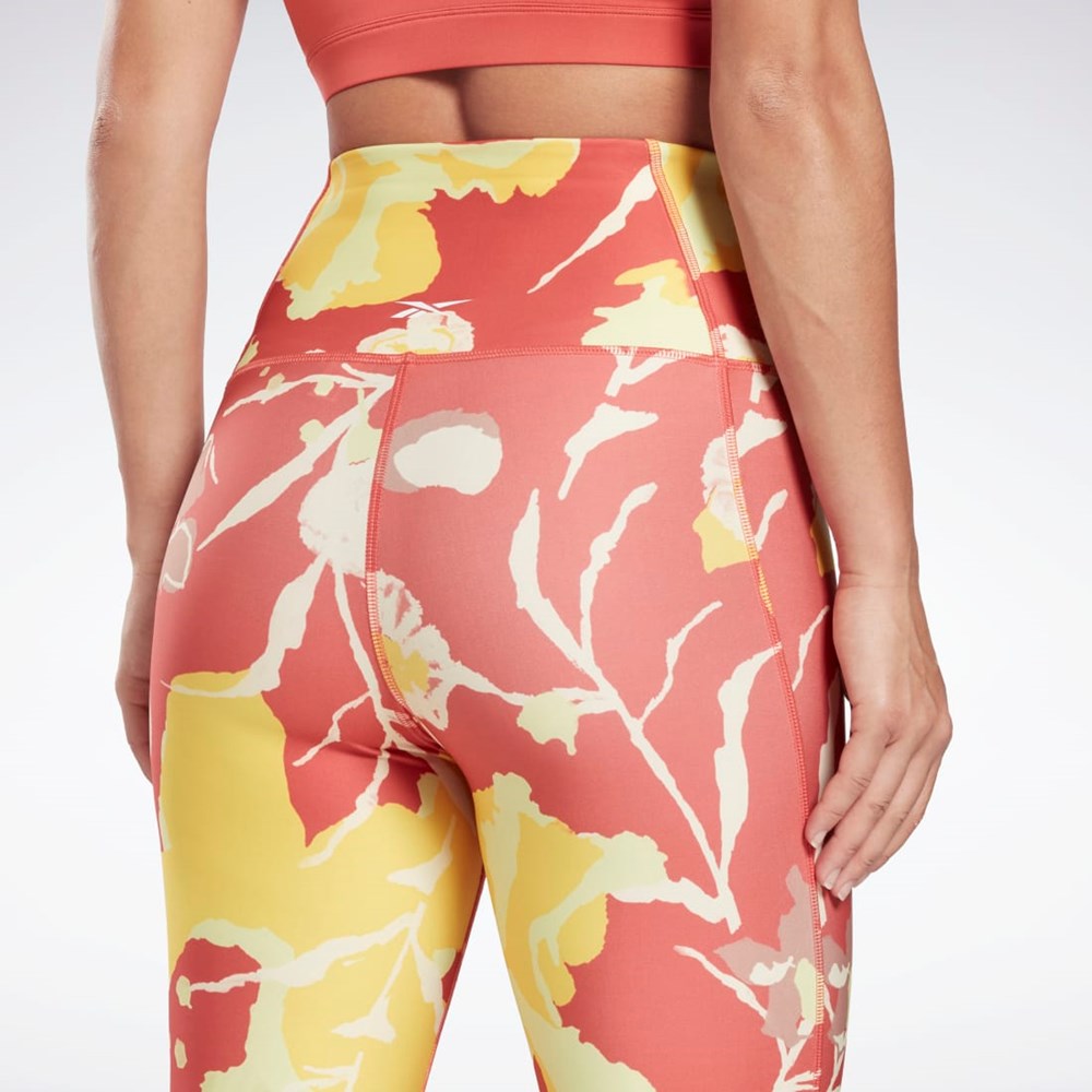 Reebok MYT Printed Leggings Rhodonite | HB1062