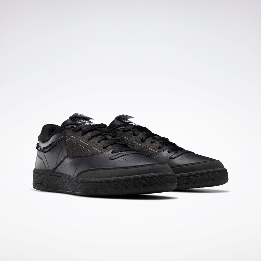 Reebok Maison Margiela Club C Memory Of Shoes Black / Ftwr White / Black | GW5012