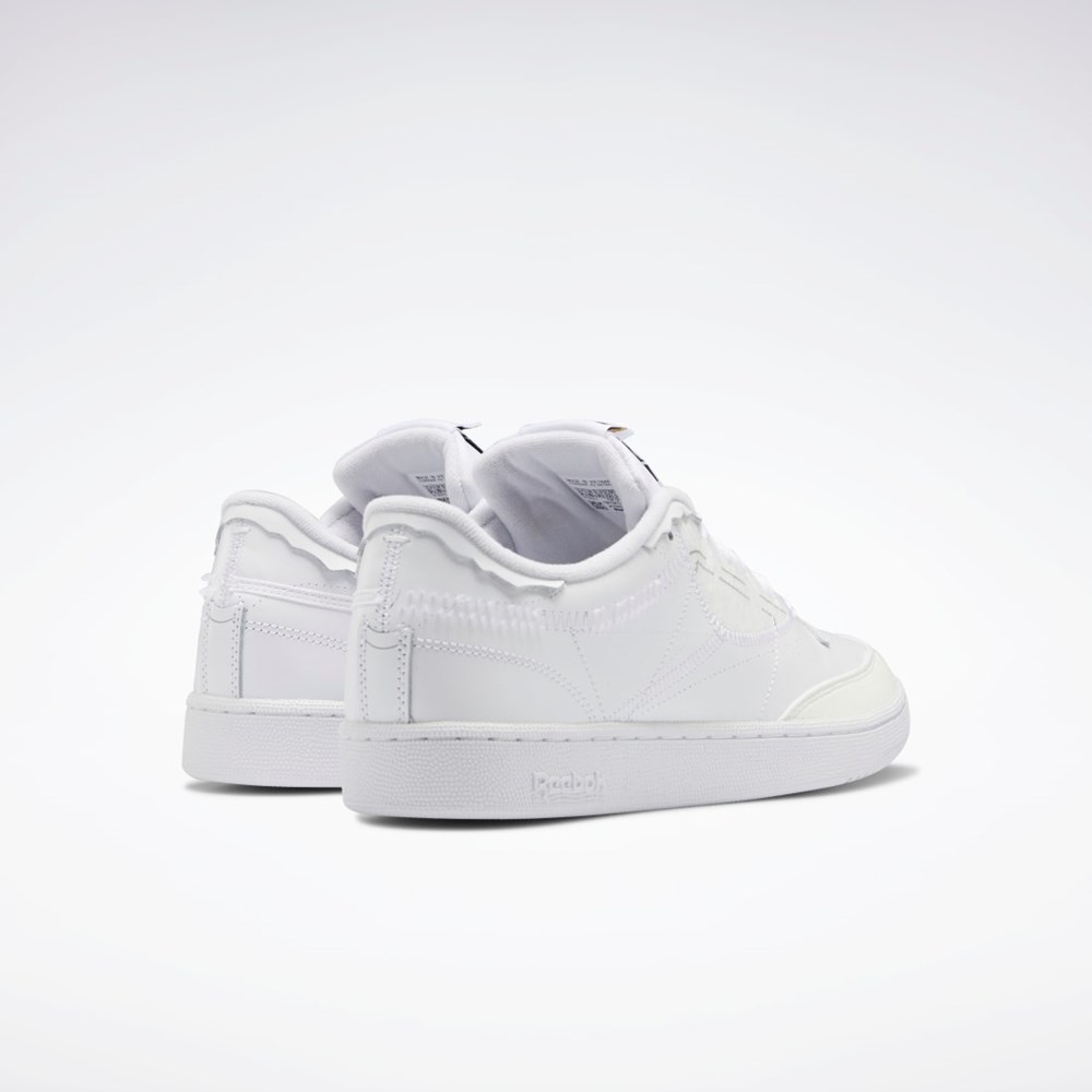 Reebok Maison Margiela Club C Memory Of Shoes Ftwr White / Black / Ftwr White | GW5013