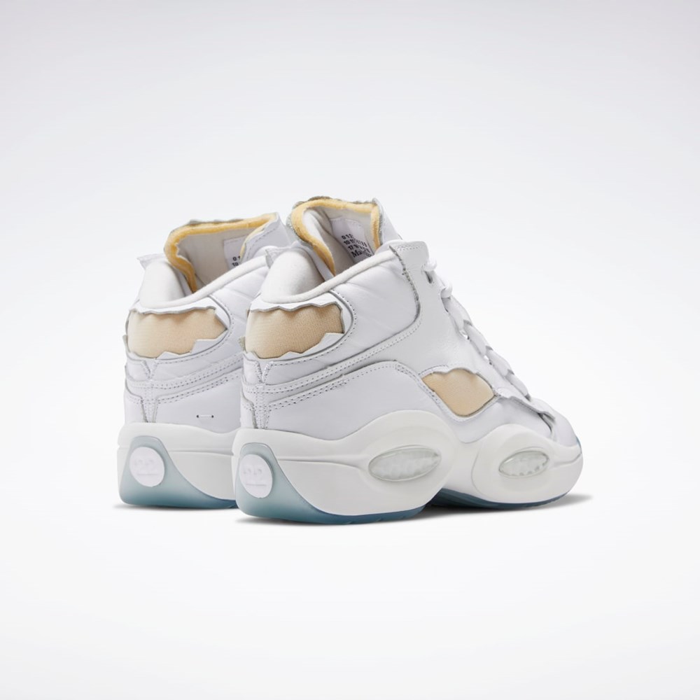 Reebok Maison Margiela Question Mid Memory Of Basketball Shoes Ftwr White / Black / Ftwr White | GW5000