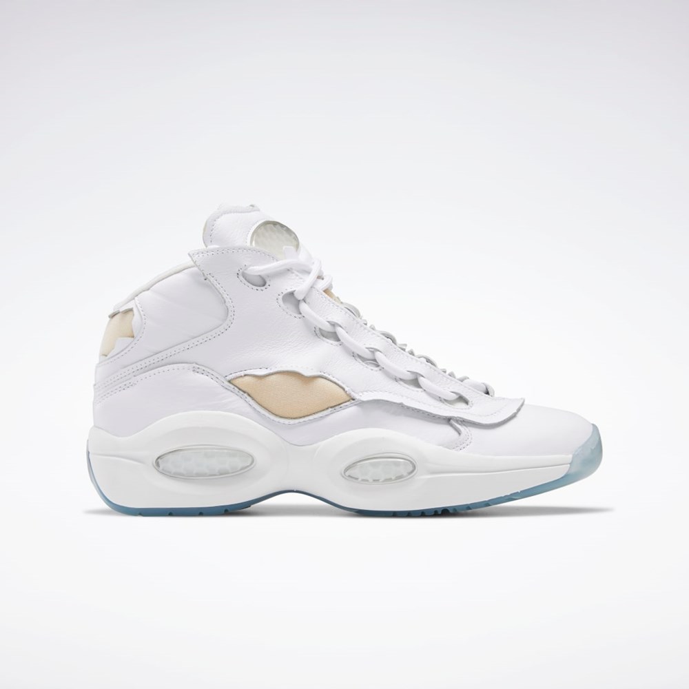 Reebok Maison Margiela Question Mid Memory Of Basketball Shoes Ftwr White / Black / Ftwr White | GW5000