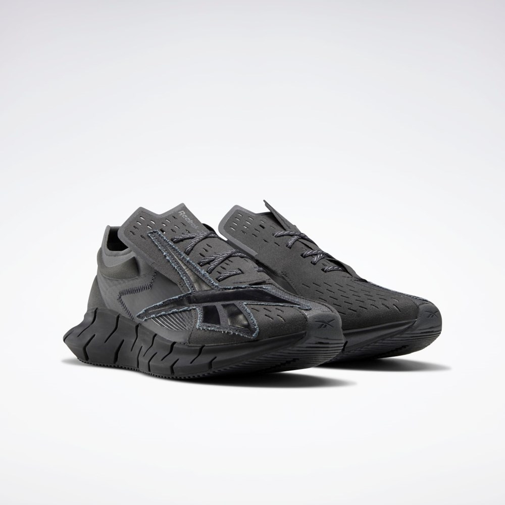 Reebok Maison Margiela Zig 3D Storm Memory Of Shoes Black / Cold Grey 7 / Ftwr White | GW5009