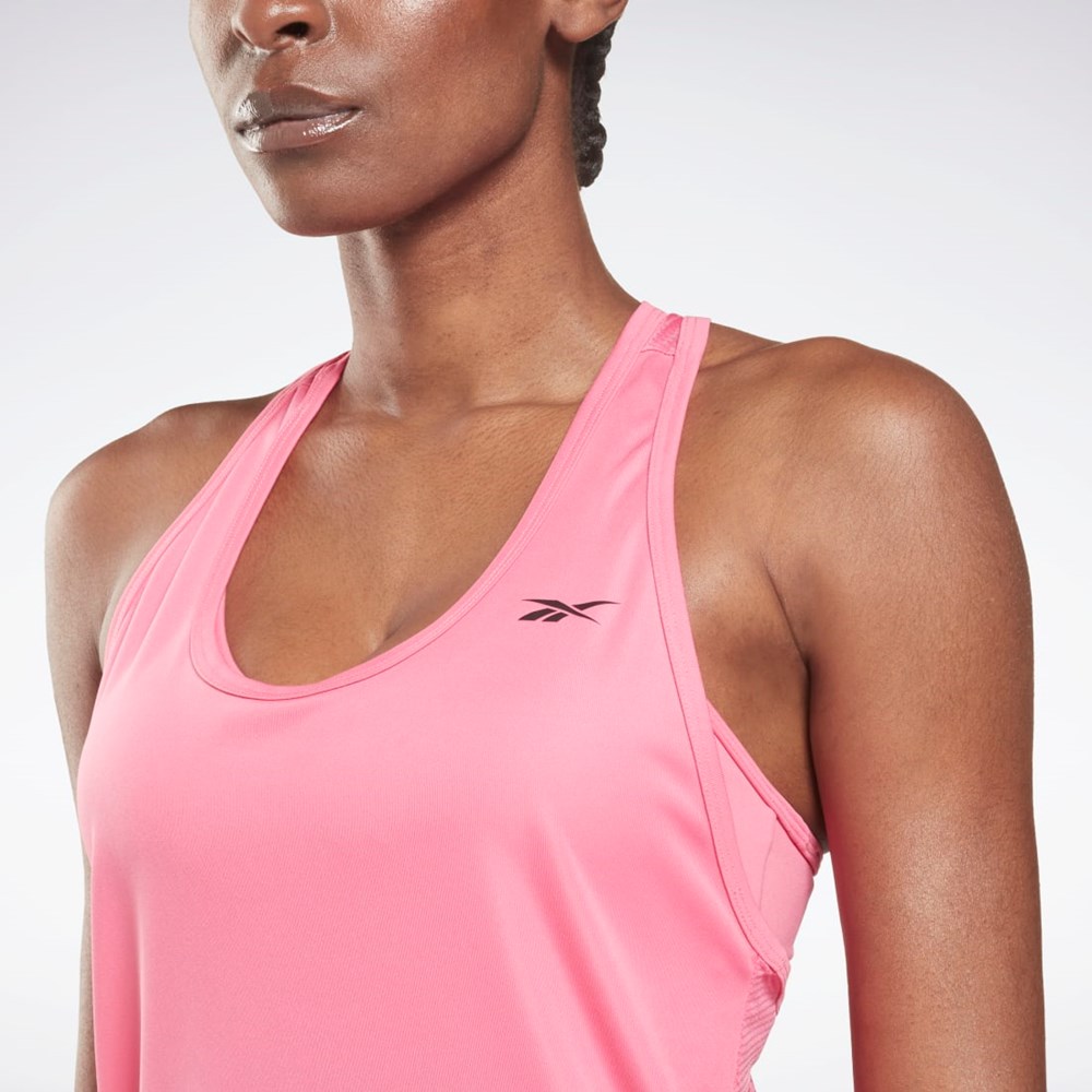 Reebok Mesh Back Tank Top True Pink | H65583