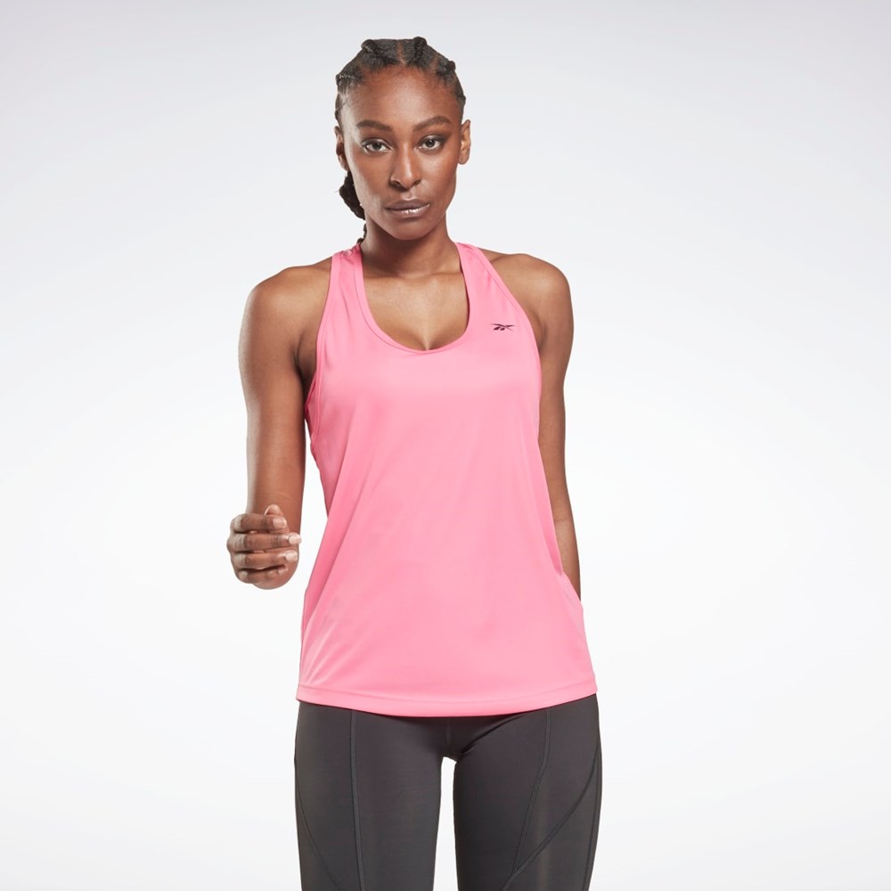 Reebok Mesh Back Tank Top True Pink | H65583