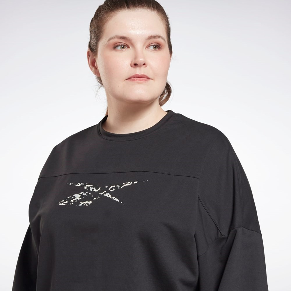 Reebok Modern Safari Coverup (Plus Size) Black | HN4365