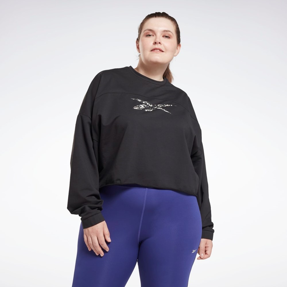 Reebok Modern Safari Coverup (Plus Size) Black | HN4365