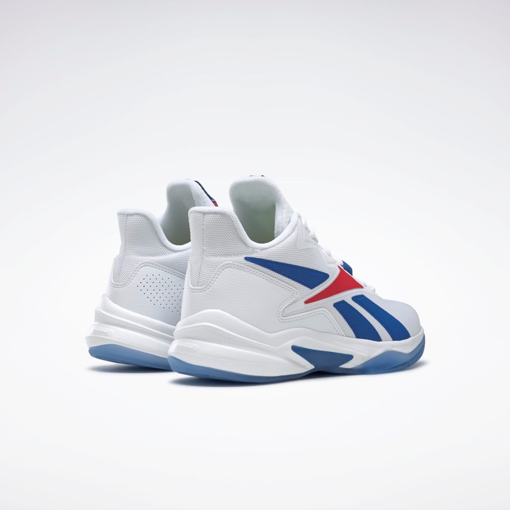 Reebok More Buckets Basketball Shoes Ftwr White / Vector Blue / Vector Red | GY5472