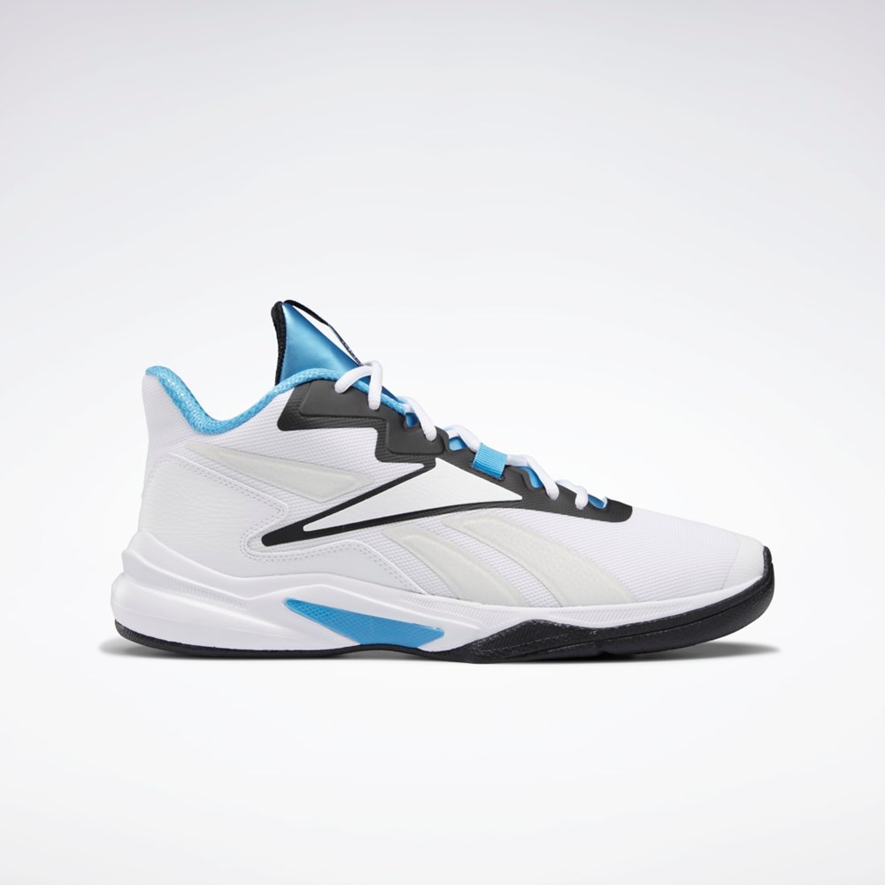 Reebok More Buckets Basketball Shoes Ftwr White / Core Black / Energy Blue | GY9688