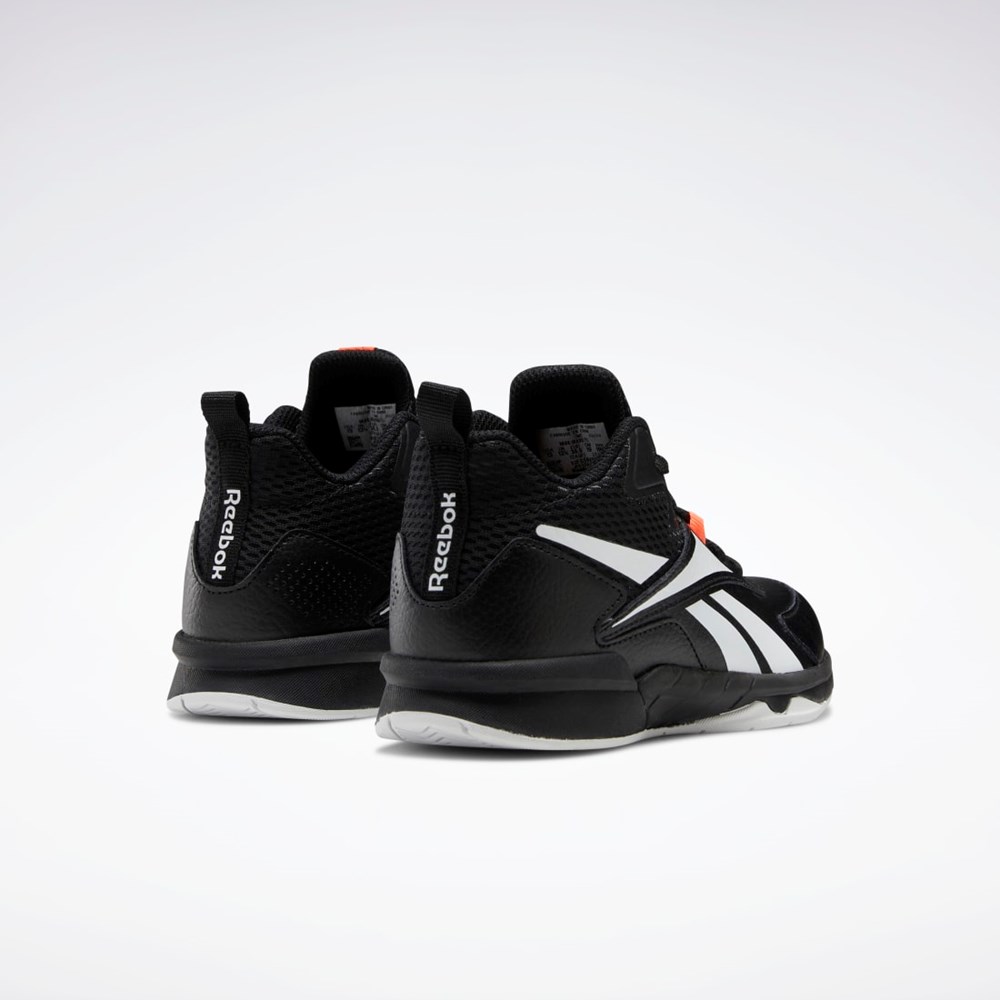 Reebok More Buckets Shoes - Preschool Core Black / Ftwr White / Orange Flare | GY4496