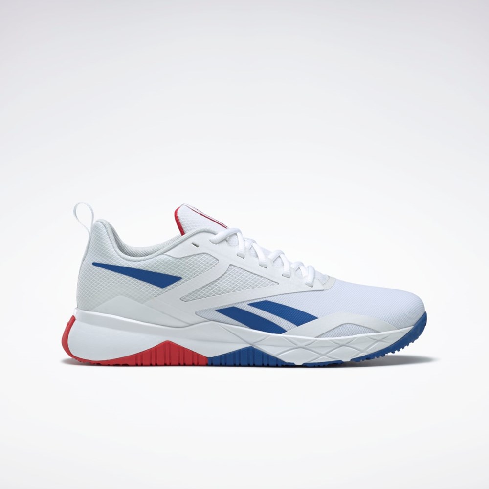 Reebok NFX  Training Shoes Ftwr White / Cold Grey / Vector Blue | GY9772