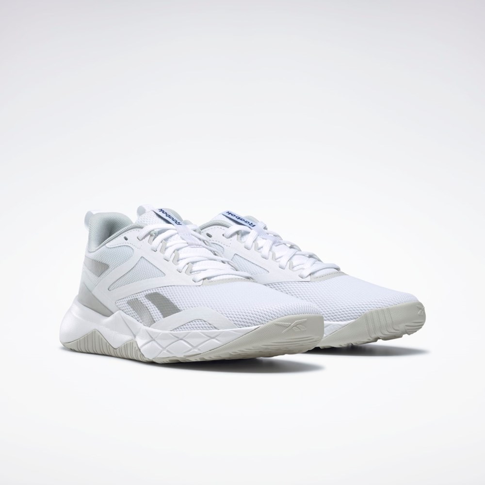 Reebok NFX Training Shoes Ftwr White / Pure Grey 2 / Vector Blue | GY9776