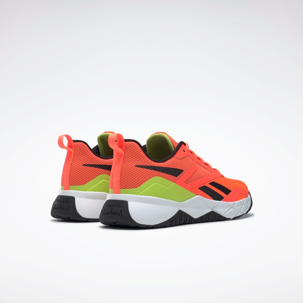 Reebok NFX  Training Shoes Orange Flare / Core Black / Acid Yellow | GY9770