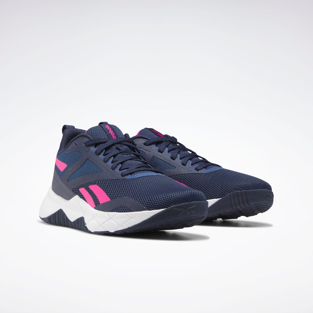 Reebok NFX Training Shoes Vector Navy / Batik Blue / Proud Pink | GY9775