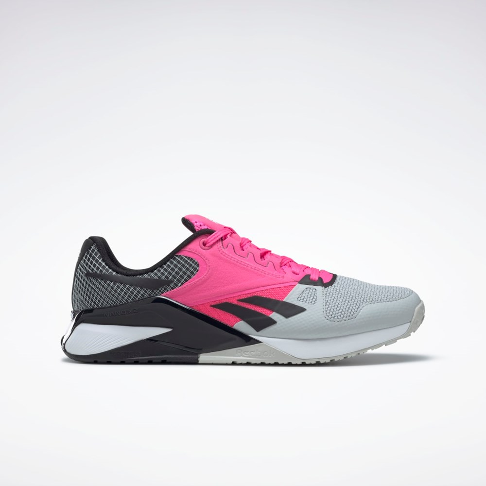 Reebok Nano 6000 Training Shoes Pure Grey 2 / Atomic Pink / Core Black | HP9658