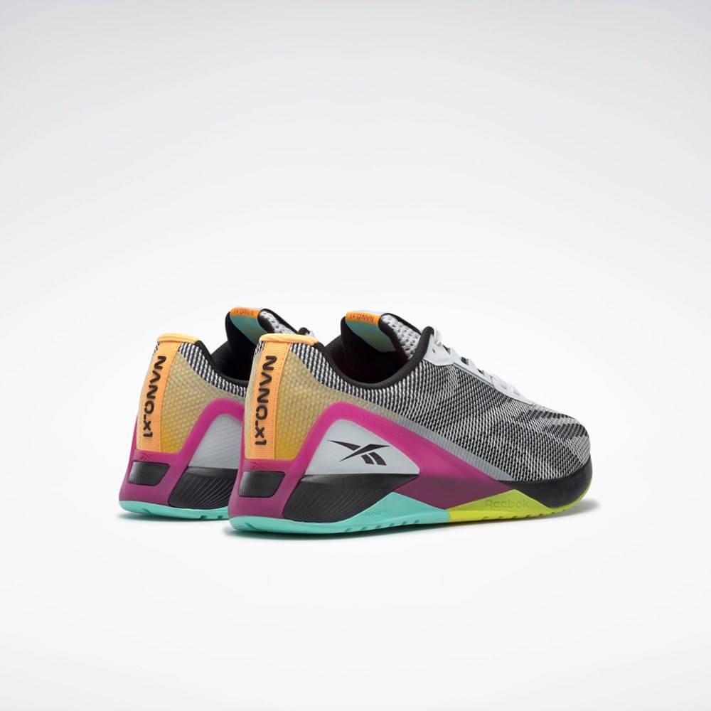 Reebok Nano X1 Grit Training Shoes Ftwr White / Core Black / Pursuit Pink | H02864