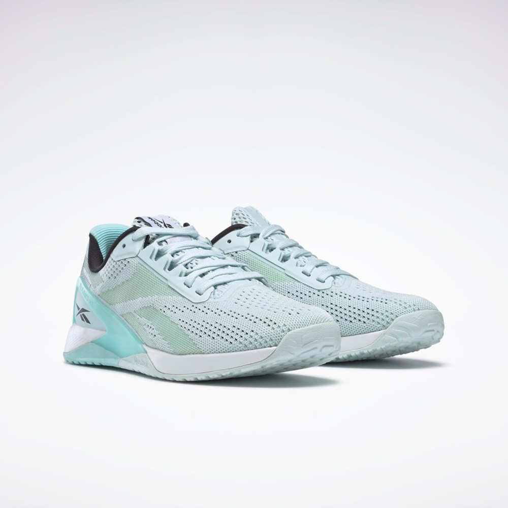 Reebok Nano X1 Training Shoes Chalk Blue / Digital Glow / White | FX3250