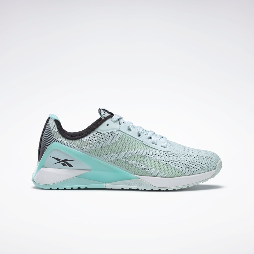 Reebok Nano X1 Training Shoes Chalk Blue / Digital Glow / White | FX3250