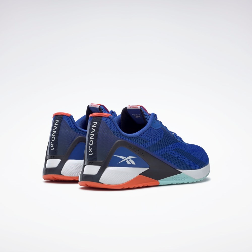 Reebok Nano X1 Training Shoes Court Blue / Dynamic Red / Vector Navy | FY3534