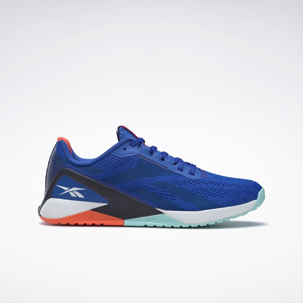 Reebok Nano X1 Training Shoes Court Blue / Dynamic Red / Vector Navy | FY3534