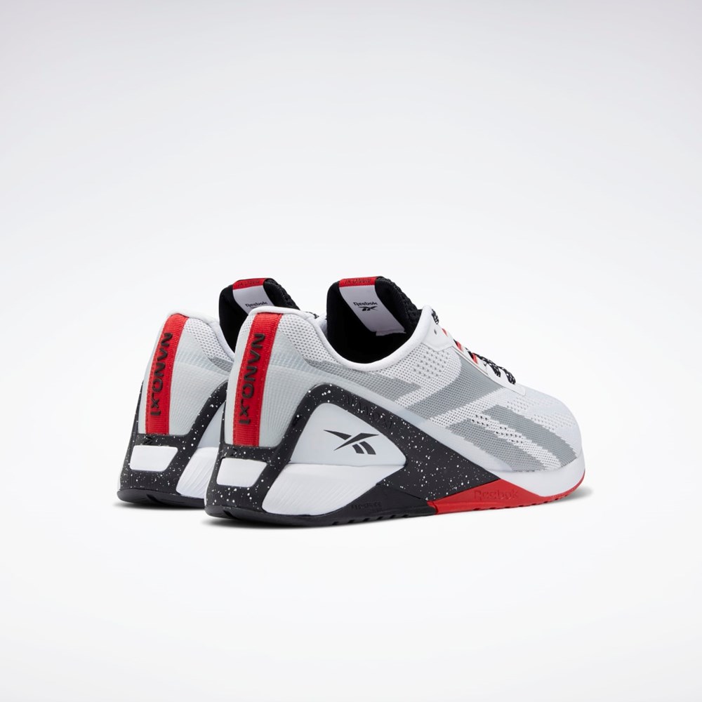 Reebok Nano X1 Training Shoes Ftwr White / Core Black / Vector Red | GY1970