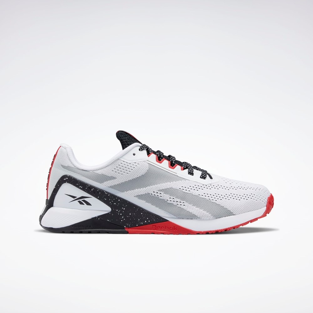 Reebok Nano X1 Training Shoes Ftwr White / Core Black / Vector Red | GY1970