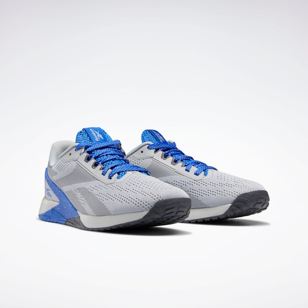 Reebok Nano X1 Training Shoes Pure Grey 3 / Court Blue / Pure Grey 7 | GY1971