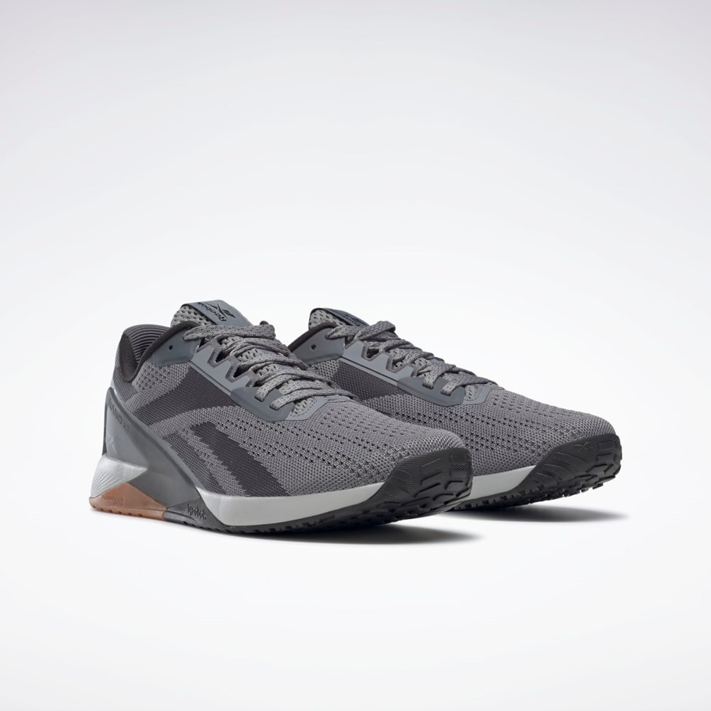 Reebok Nano X1 Training Shoes Pure Grey 5 / Pure Grey 7 / Core Black | H02830