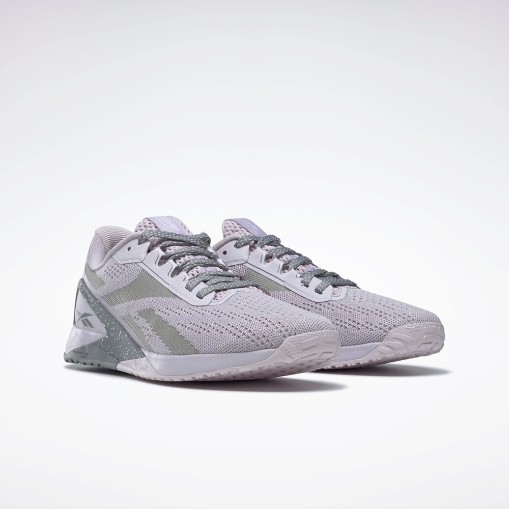 Reebok Nano X1 Training Shoes Quartz Glow / Pure Grey 5 / Ftwr White | GY1973